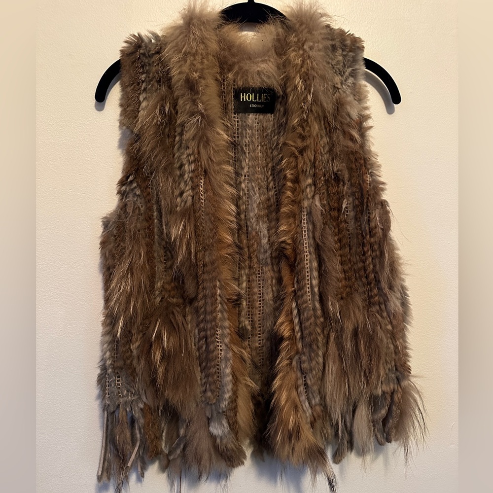 Hollies Rabbit Fur Vest